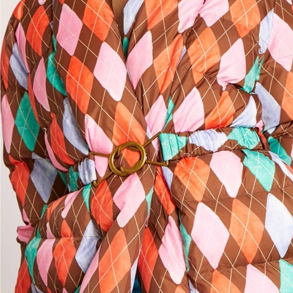 Rachel Antonoff Toni Belted Puffer M - Picture 3 of 3